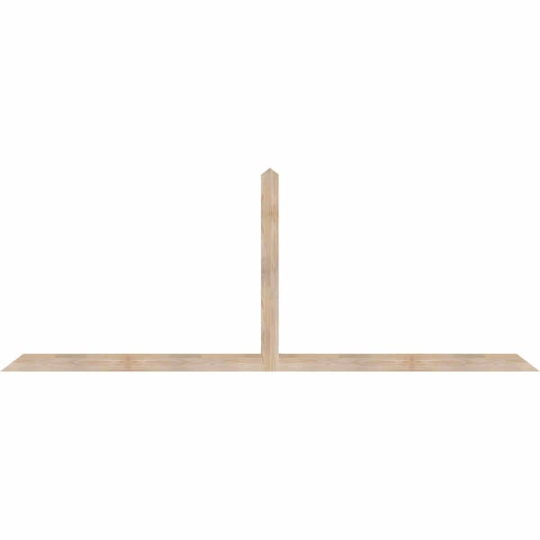 Ekena Millwork Portland Smooth Timber Gable Bracket, Douglas Fir, 108"W x 40"H x 1 1/2"D x 3 1/2"F, 9/12 Pitch GBW108X40X0204POR00SDF - main